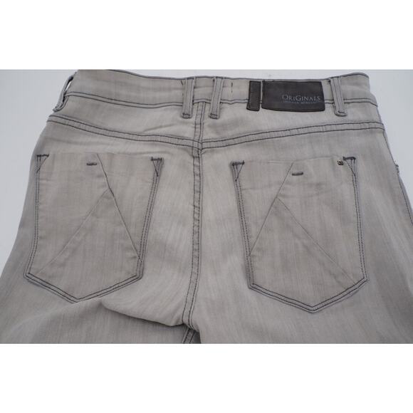 Sherman Morgan St. Johns Jeans 34x30 Straight Slim St John Stretch Distressed - Picture 7 of 10
